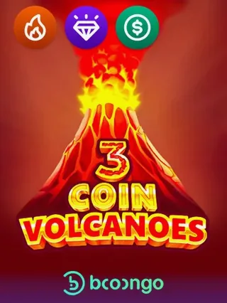 Gokkast 3 Coin Volcanoes van 3Oaks bij Koning