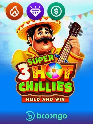 Gokkast 3 Super Hot Chillies van 3Oaks bij Koning