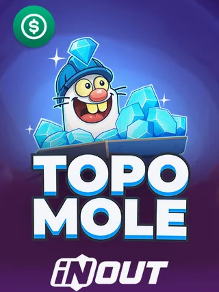 Gokkast topo mole van InOut bij Koning